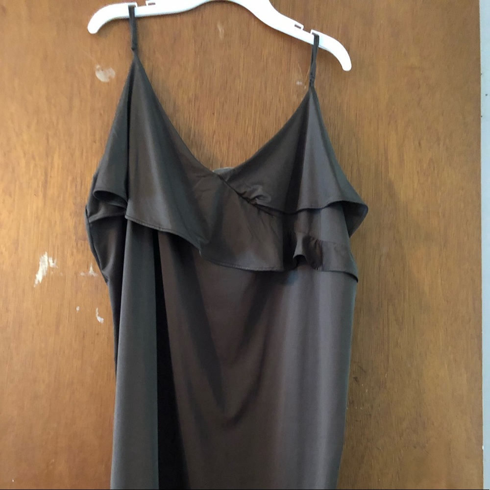 H&M Olive Tank Dress